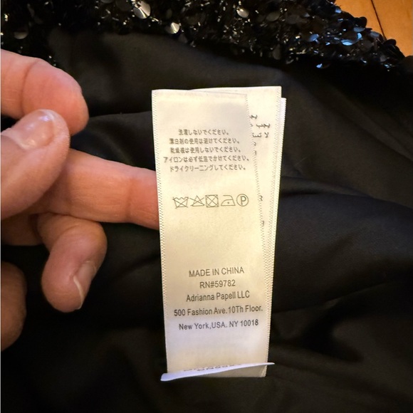 Liv Foster NWT Strapless Sequins Mini Dress Black Women’s 12 Cocktail Party Chic - Picture 14 of 14